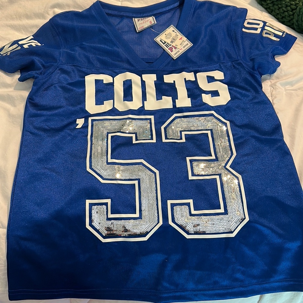 NWT Colts shirt! Sparkly! Size small, hard to find now